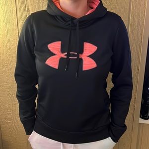 Under Armour Pink and Black Hoodie
